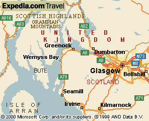 Wemyss Bay on the map