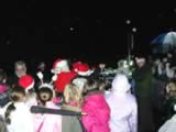 Santa and the royal party get ready to turn the lights on (54kb)