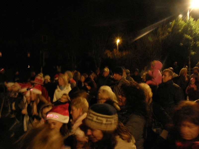 Christmas Lights Switch On 2008