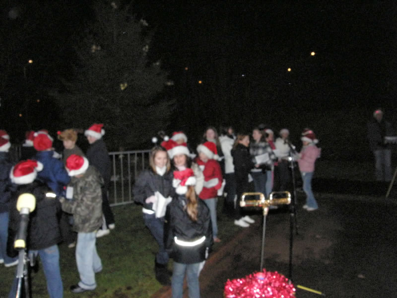 Christmas Lights Switch On 2008