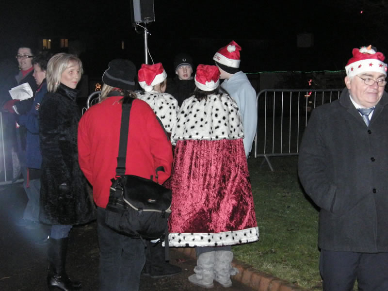 Christmas Lights Switch On 2008