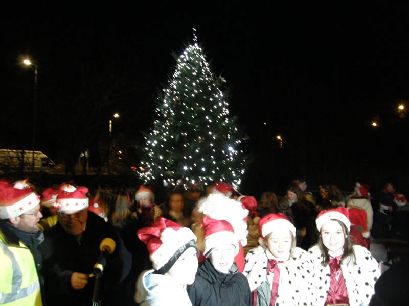 Christmas Lights Switch On 2008