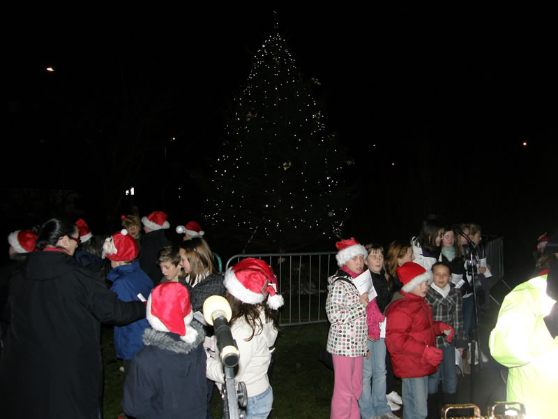 Christmas Lights Switch On 2008