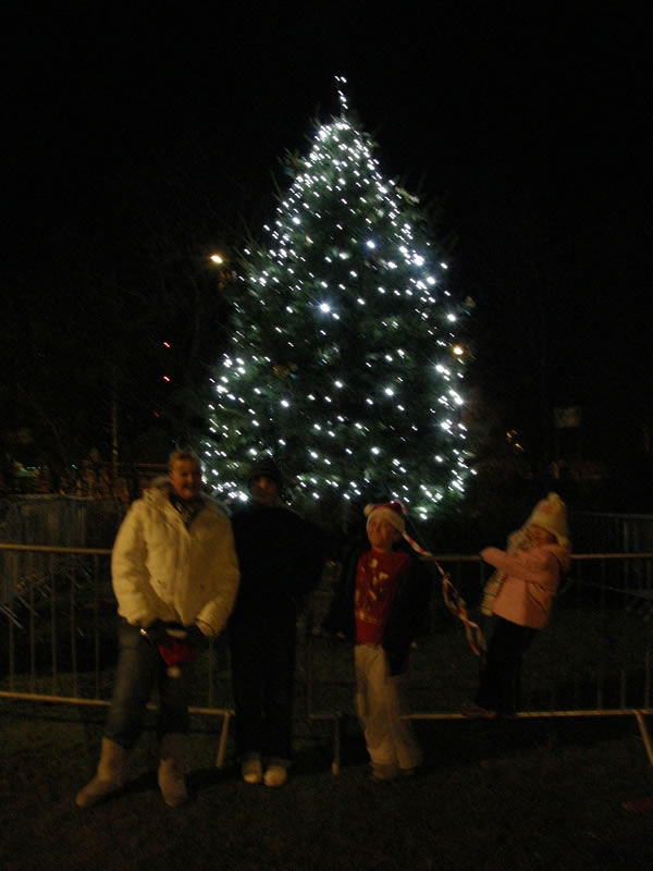 Christmas Lights Switch On 2008