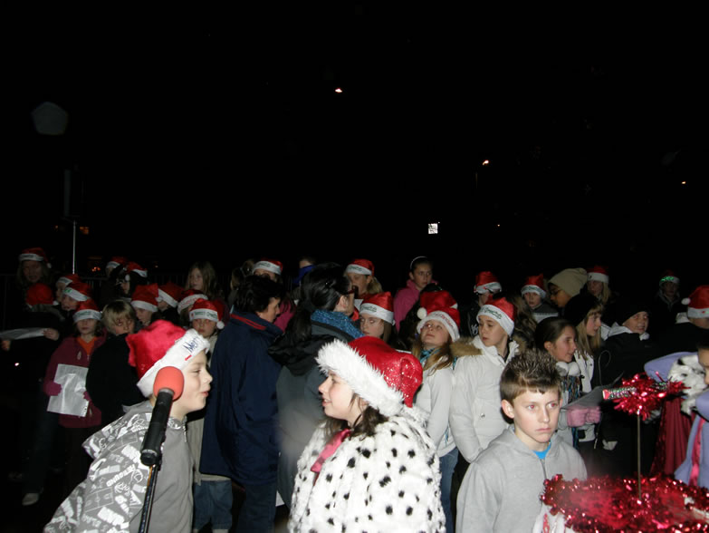 Christmas Lights Switch On 2009