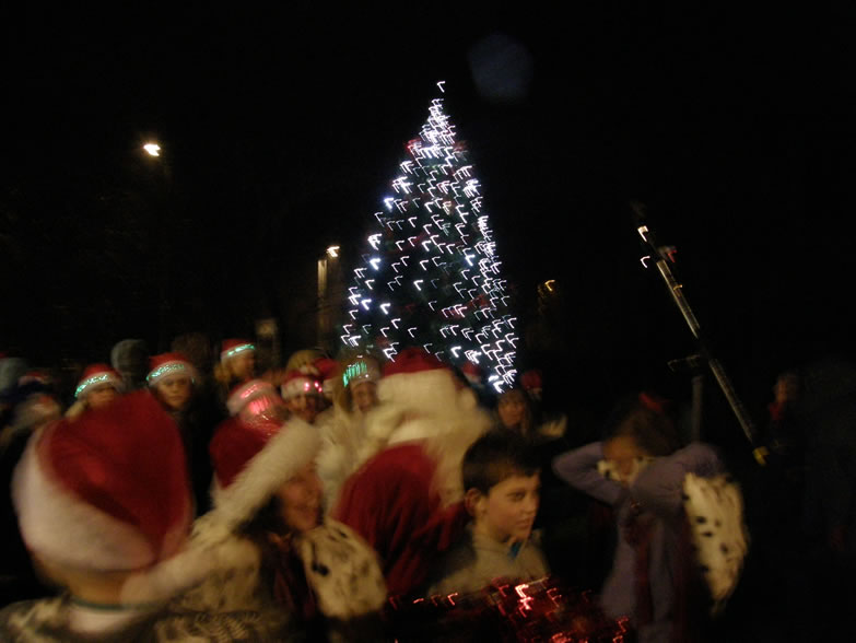 Christmas Lights Switch On 2009