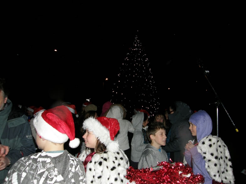Christmas Lights Switch On 2009