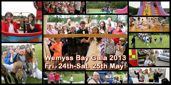 Wemyss Bay Gala 2013 - Friday 24th May to Saturday 25th May!