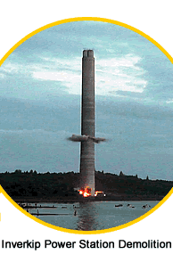 Inverkip Power Station Demolition
