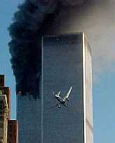 The second hijacked plane moments before disaster