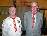 Robert McCrone (right) pictured with Akela Wyllie