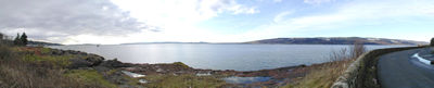 A panoramic view of the Clyde