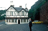 Dr Jim Messer outside the Wemyss Bay Hotel in 1979