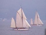 A Fife yacht taking part in the regatta in June, 2003