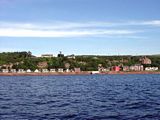 Undercliff Road viewed from the River Clyde