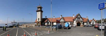 Wemyss Bay Pier and Station panorama