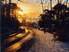 Sun sets on Castle Road